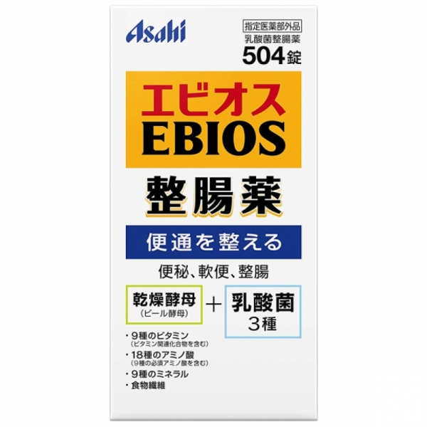 재팬홀릭의,에비오스 정장약 504정 사진입니다.